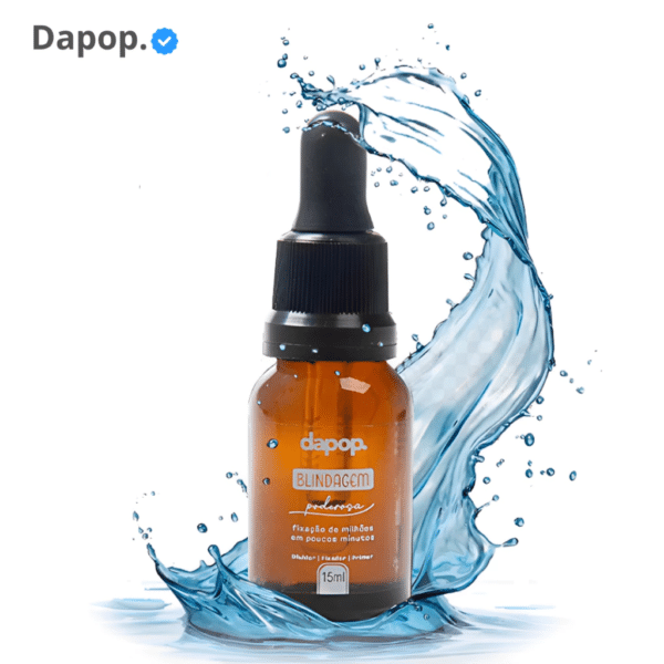 A Blindagem Dapop Fixador cria uma camada protetora sobre a maquiagem, aumentando sua fixação e resistência ao longo do dia. Ideal para manter a make intacta, mesmo em condições de umidade e calor.
