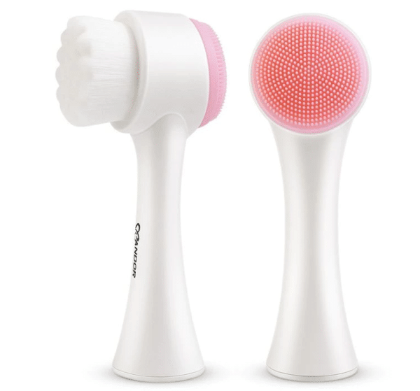 A Escova de Limpeza Facial 2 em 1 Massagem Skin Care combina limpeza profunda e massagem revitalizante para uma pele macia e saudável.