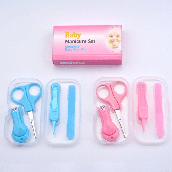 Kit Baby Cuidados: manicure e higiene com segurança e delicadeza para seu bebê.