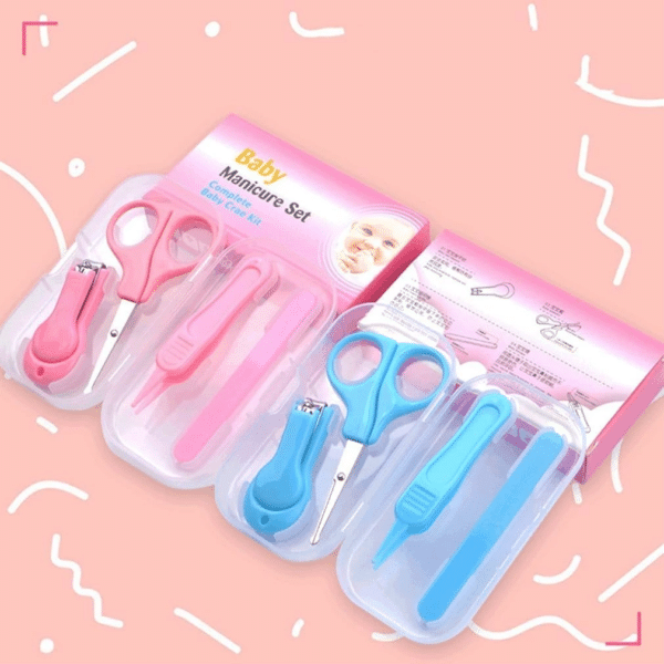 Kit Baby Cuidados: manicure e higiene com segurança e delicadeza para seu bebê.