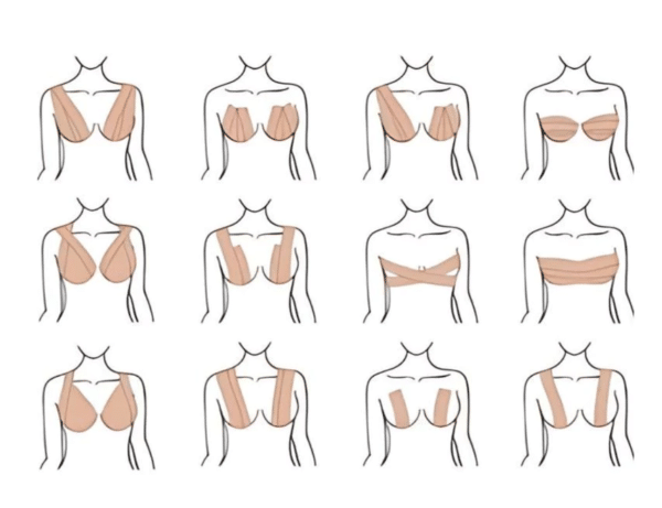 Sutiã Adesivo Boob Tape Invisível Prova D’Água: Sutiã adesivo transparente, à prova d'água, que oferece sustentação, conforto e discrição, ideal para roupas sem alças ou com decotes profundos. Proporciona liberdade de movimento e fixação duradoura, elevando e modelando os seios de forma natural e invisível.