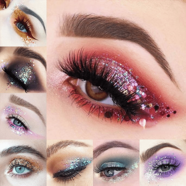 Glitter em Gel Para Rosto & Corpo - Huda Beauty – Ilumine sua make com um brilho radiante! Sua fórmula em gel de secagem rápida garante aplicação fácil, confortável e duradoura, ideal para rosto, corpo e cabelo.