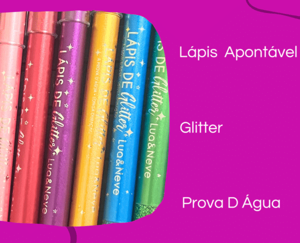 O Lápis de Glitter Lua & Neve é perfeito para quem ama um toque de brilho na maquiagem!